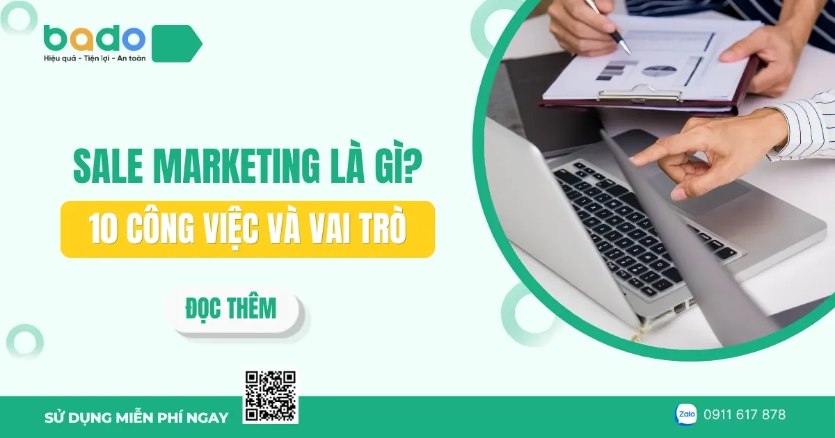Sale Marketing là gì? 10 công việc và vai trò 