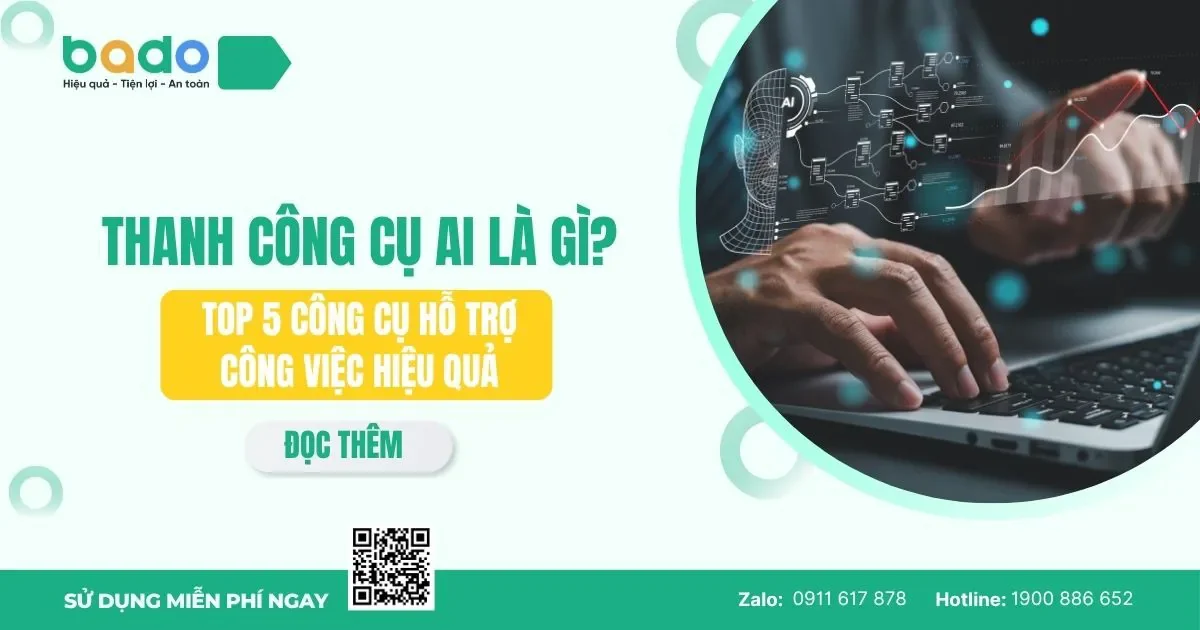 Thanh công cụ AI là gì? Top 5 công cụ hỗ trợ công việc