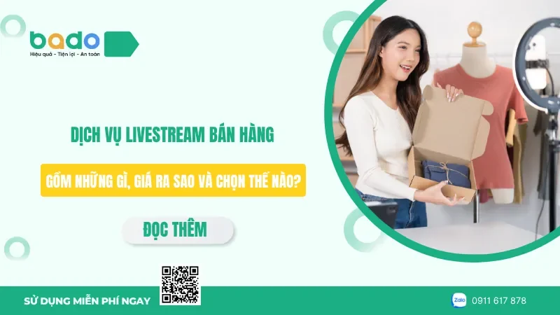 Dịch vụ livestream bán hàng: Giá, quy trình và cách chọn