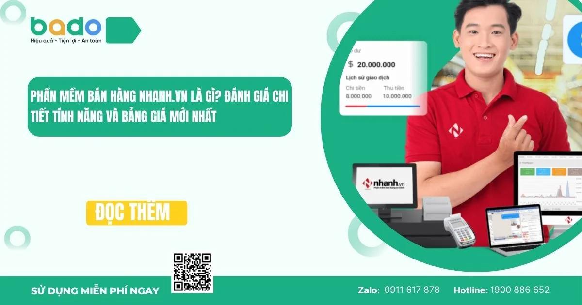 Phần mềm bán hàng Nhanh.vn là gì?