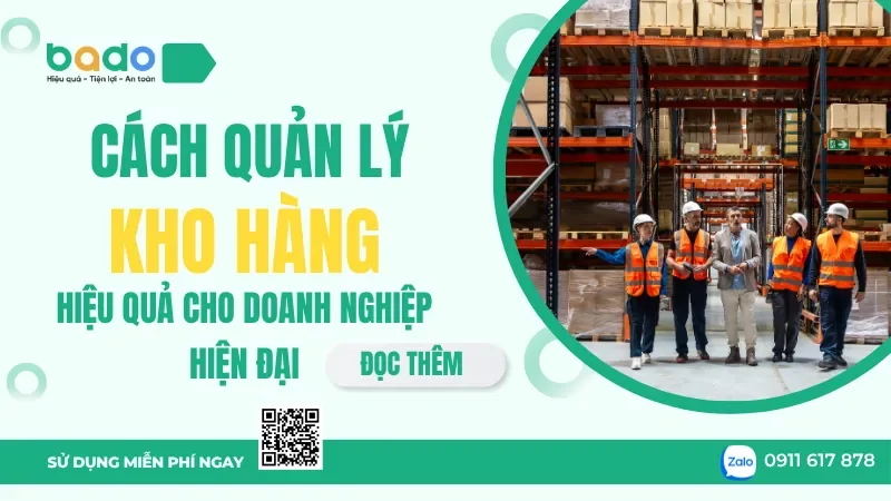 Cách quản lý kho hàng hiệu quả cho doanh nghiệp 2026