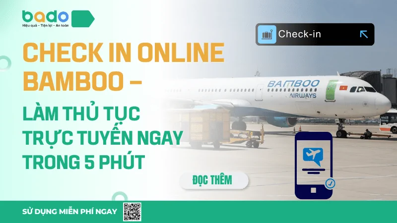 Check In Online Bamboo - Làm Thủ Tục Trực Tuyến Ngay Trong 5 Phút