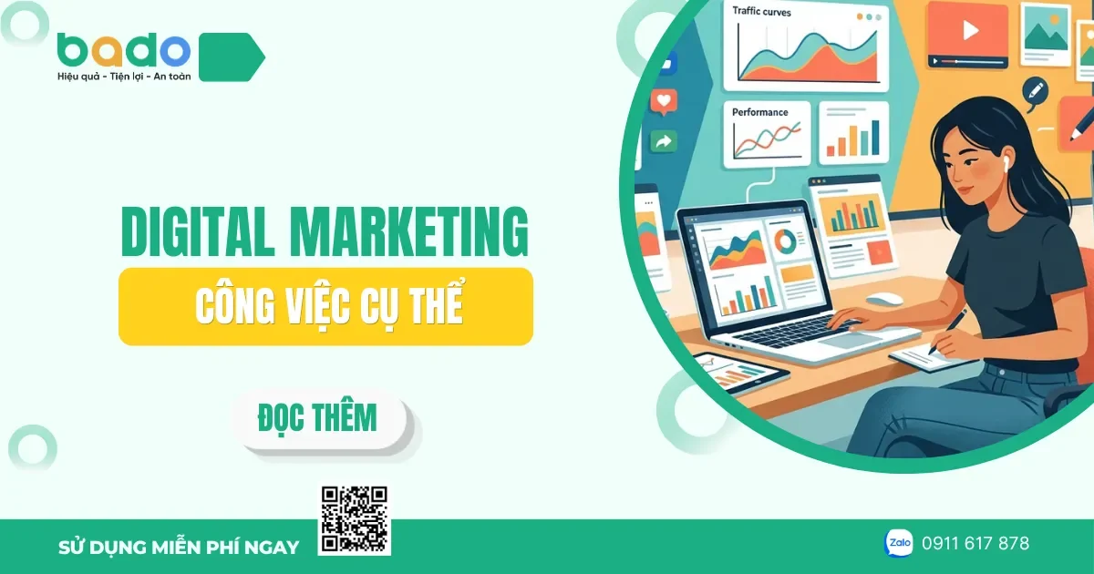 Digital Marketing là làm những gì? Công việc cụ thể 