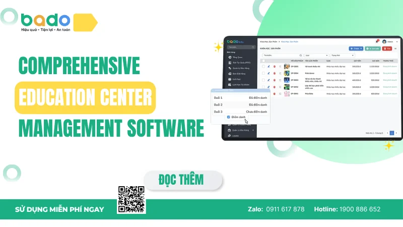 Comprehensive Education Center Management Software