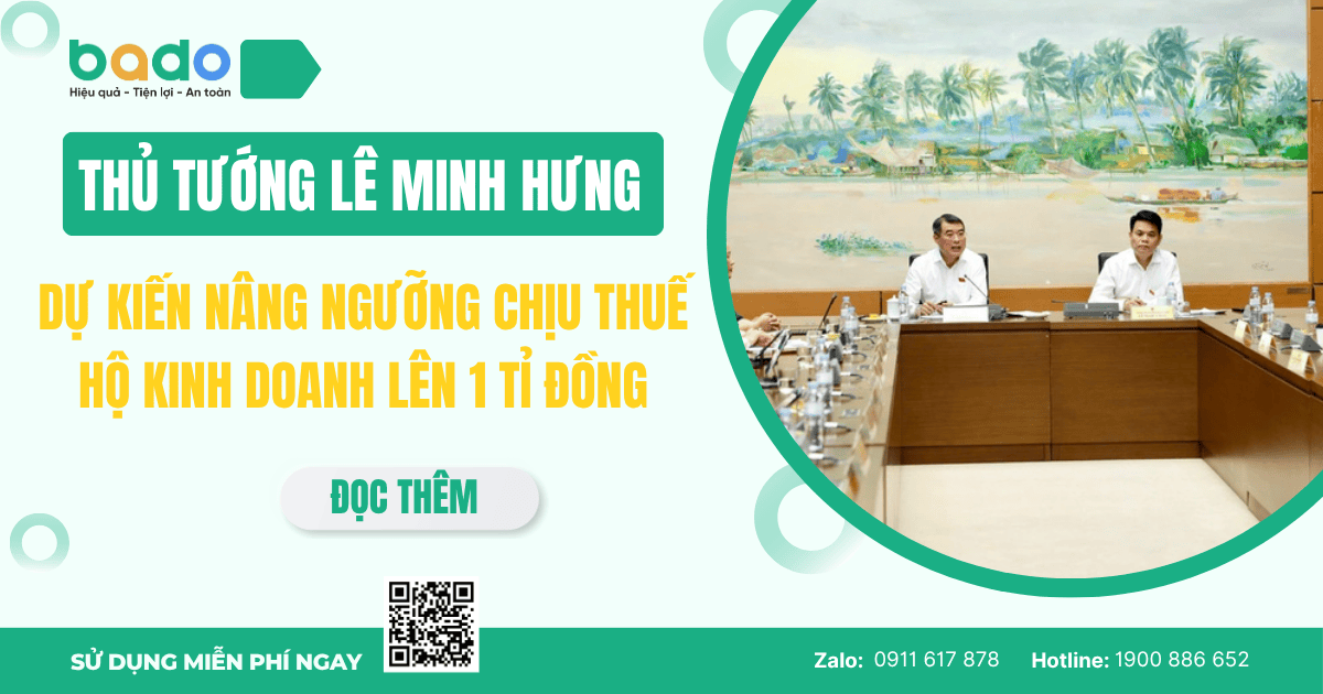 Thủ tướng thông tin nâng ngưỡng thuế hộ kinh doanh 1 tỷ