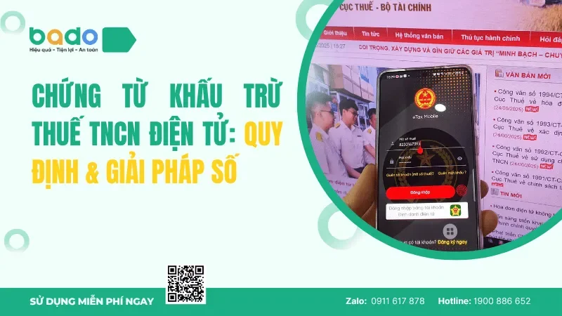 Chứng Từ Khấu Trừ Thuế TNCN Điện Tử: Quy Định & Giải Pháp Số