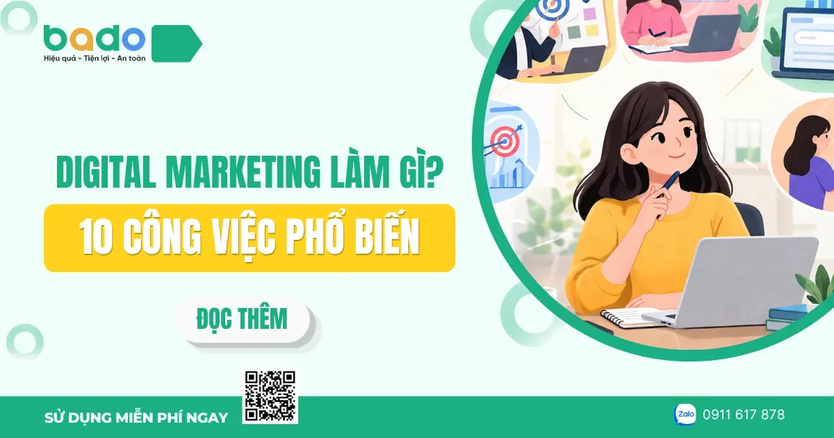 Digital Marketing làm gì? 10 công việc phổ biến