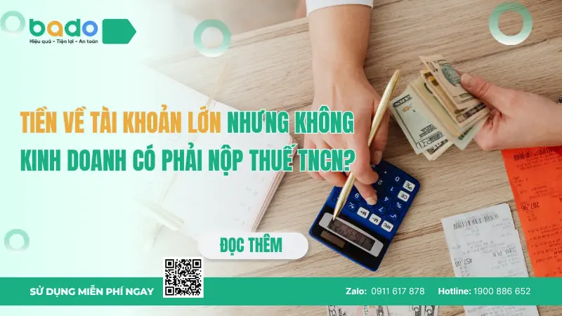 Tiền Về Tài Khoản Lớn Nhưng Không Kinh Doanh Có Phải Nộp Thuế Thu Nhập Cá Nhân?