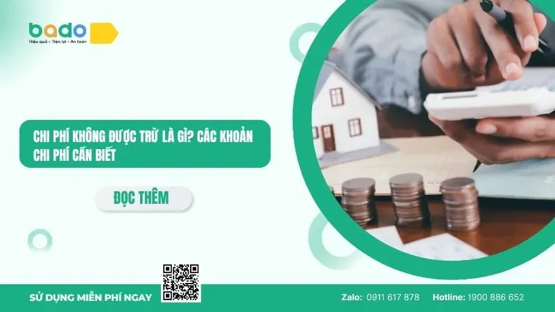 Chi phí không được trừ là gì? Các khoản chi phí cần biết