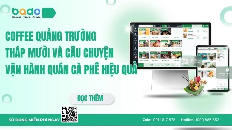 Coffee Quảng Trường Tháp Mười và câu chuyện vận hành quán cà phê hiệu quả