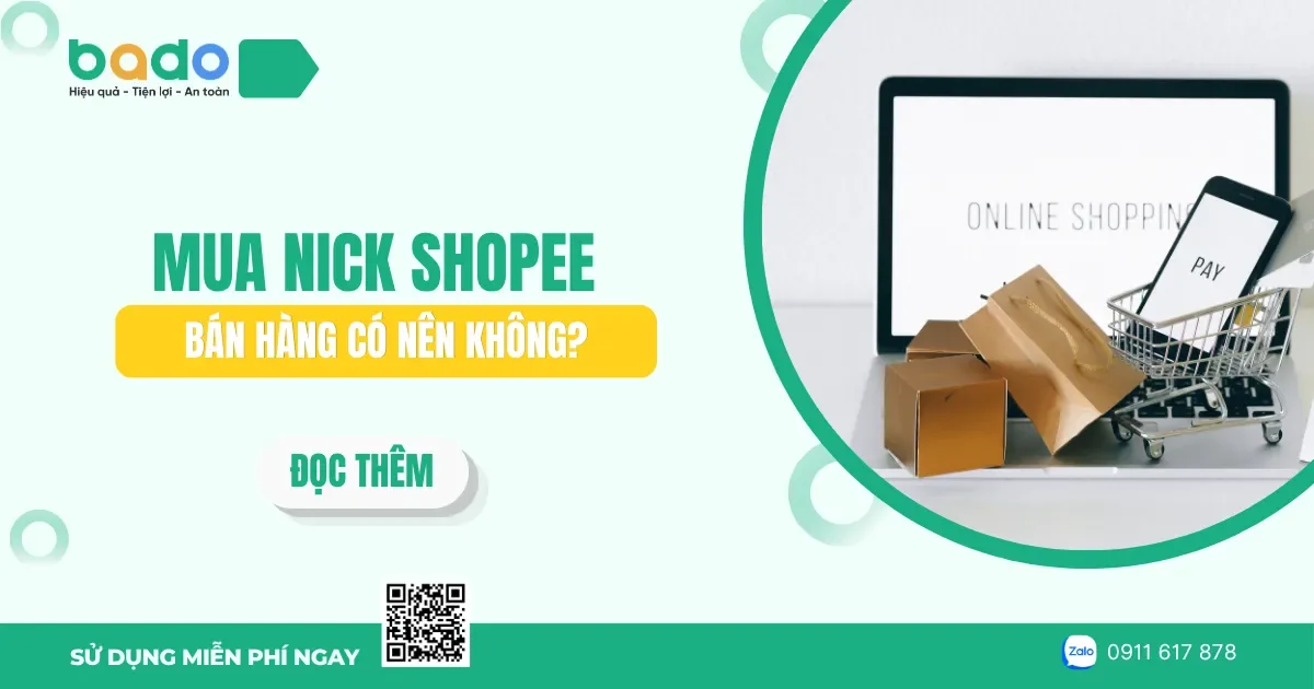 Mua nick Shopee bán hàng có nên không? 