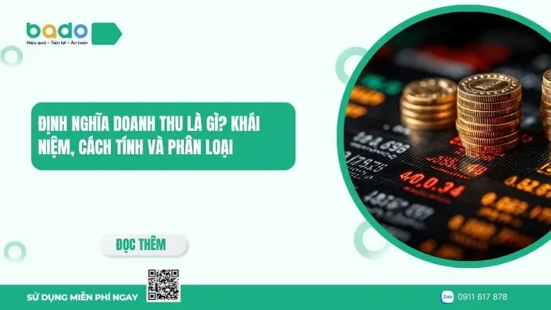 Định nghĩa doanh thu là gì? Khái niệm, cách tính phân loại