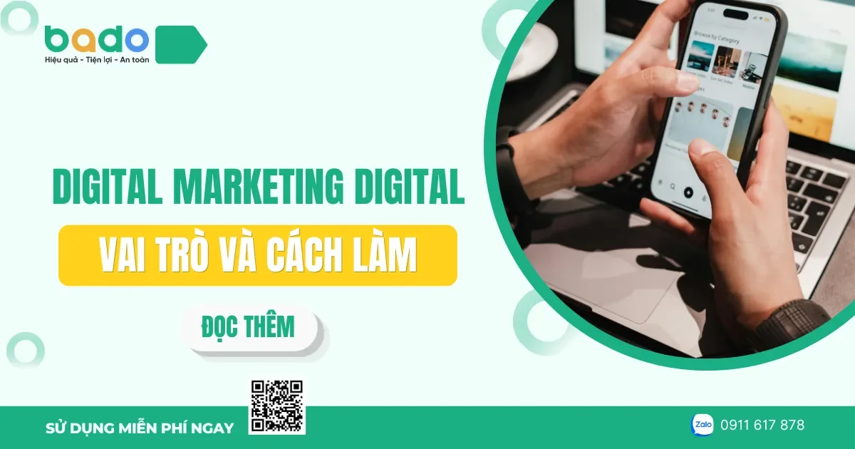 Digital Marketing Digital là gì? Vai trò và cách làm 