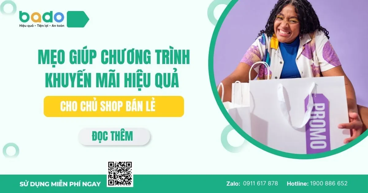 Mẹo giúp chương trình khuyến mãi hiệu quả cho chủ shop bán lẻ