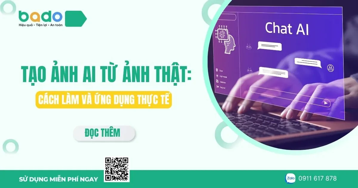 Tạo ảnh AI từ ảnh thật: Cách làm hiệu quả