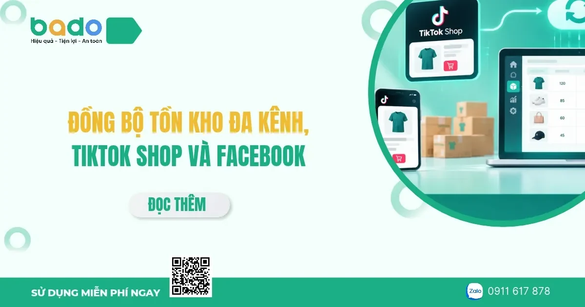 Đồng bộ tồn kho đa kênh cho cửa hàng và online