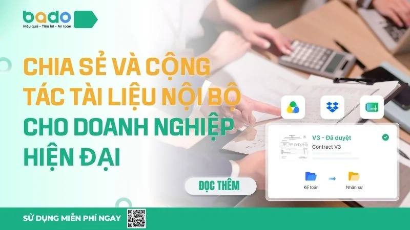 Chia sẻ cộng tác tài liệu nội bộ chuẩn cho doanh nghiệp 