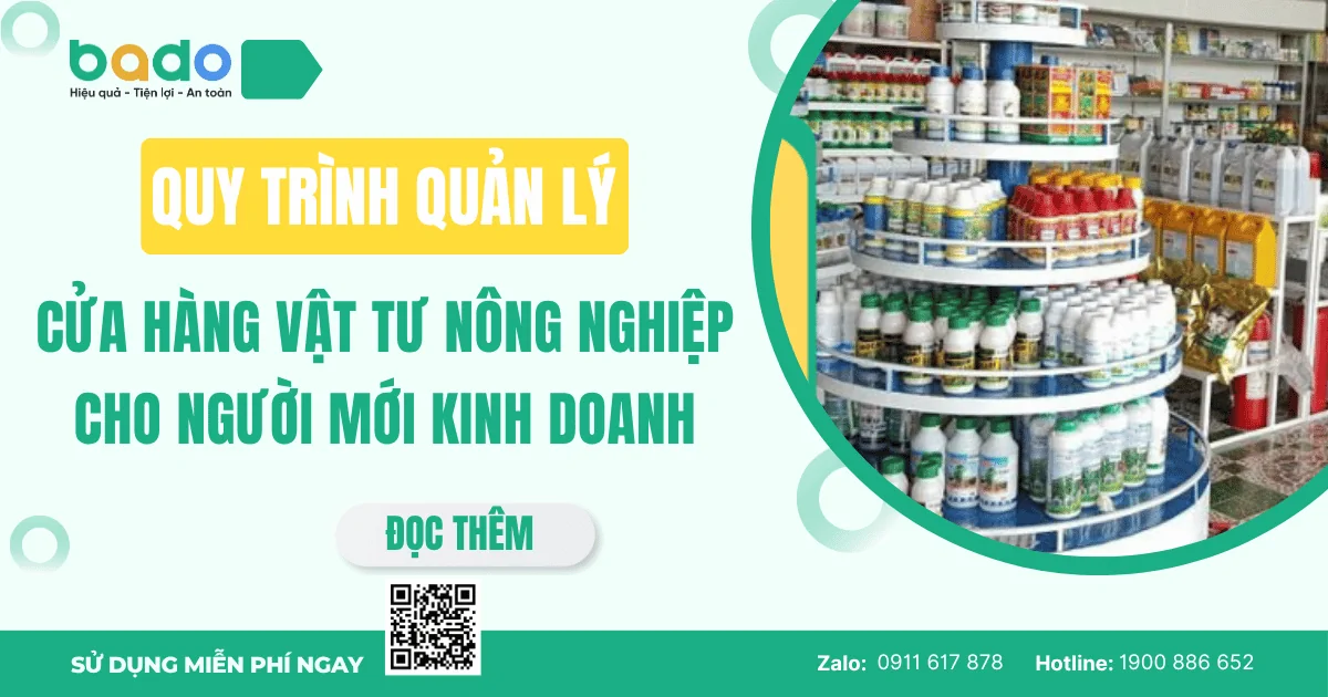 Quy Trình Quản Lý Cửa Hàng Vật Tư Nông Nghiệp