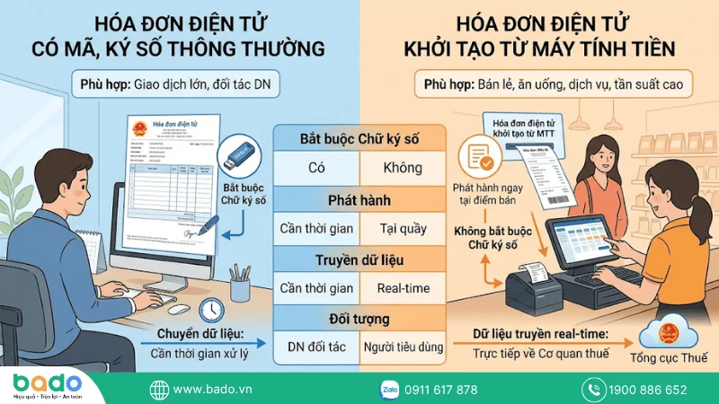 Phân biệt hóa đơn điện tử thường và hóa đơn điện tử khởi tạo từ máy tính tiền.png