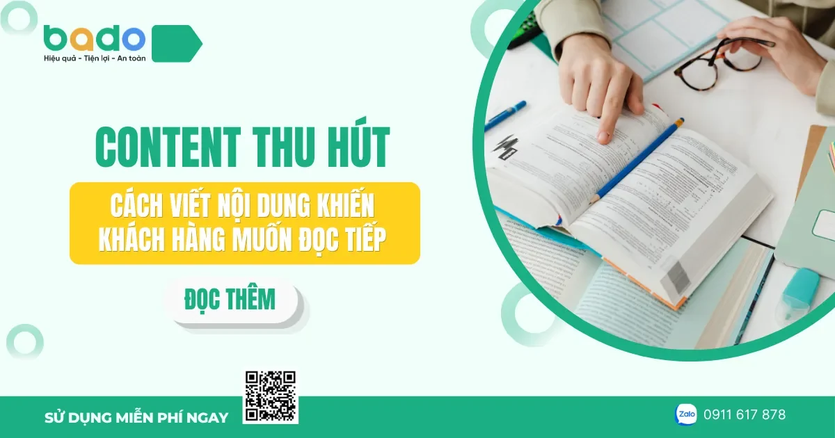 Content thu hút: Cách viết khiến khách đọc tiếp