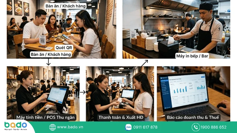 Tiêu chí chọn bộ máy tính tiền quán ăn phù hợp từng mô hình.png