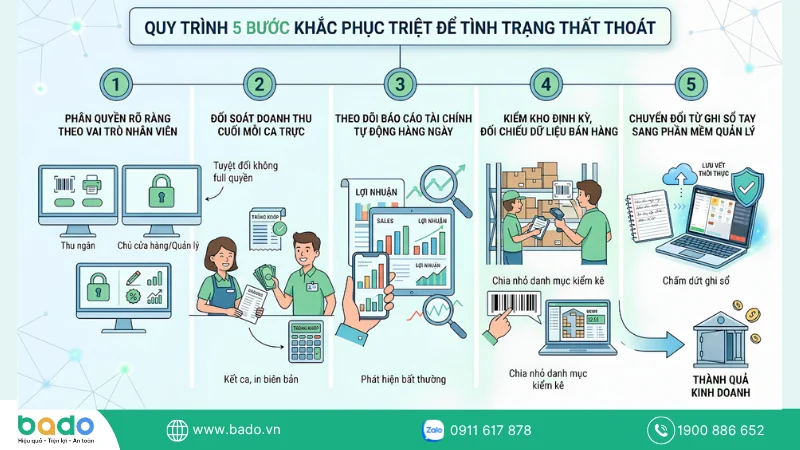 Quy trình 5 bước khắc phục triệt để tình trạng thất thoát.png