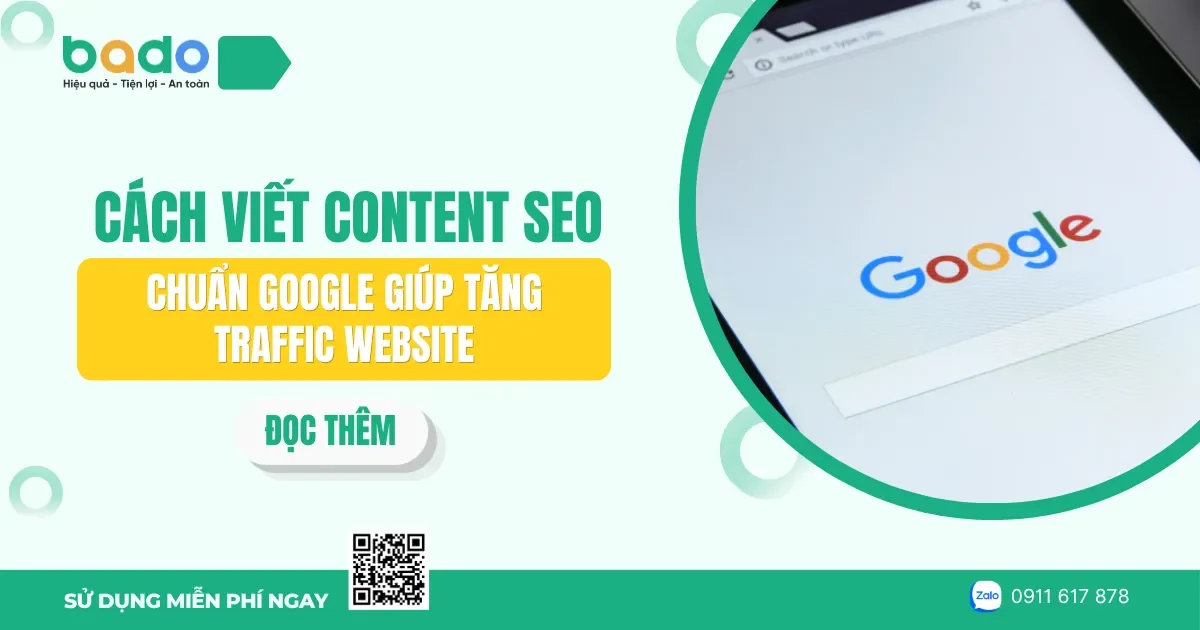 Cách viết content SEO chuẩn Google tăng traffic