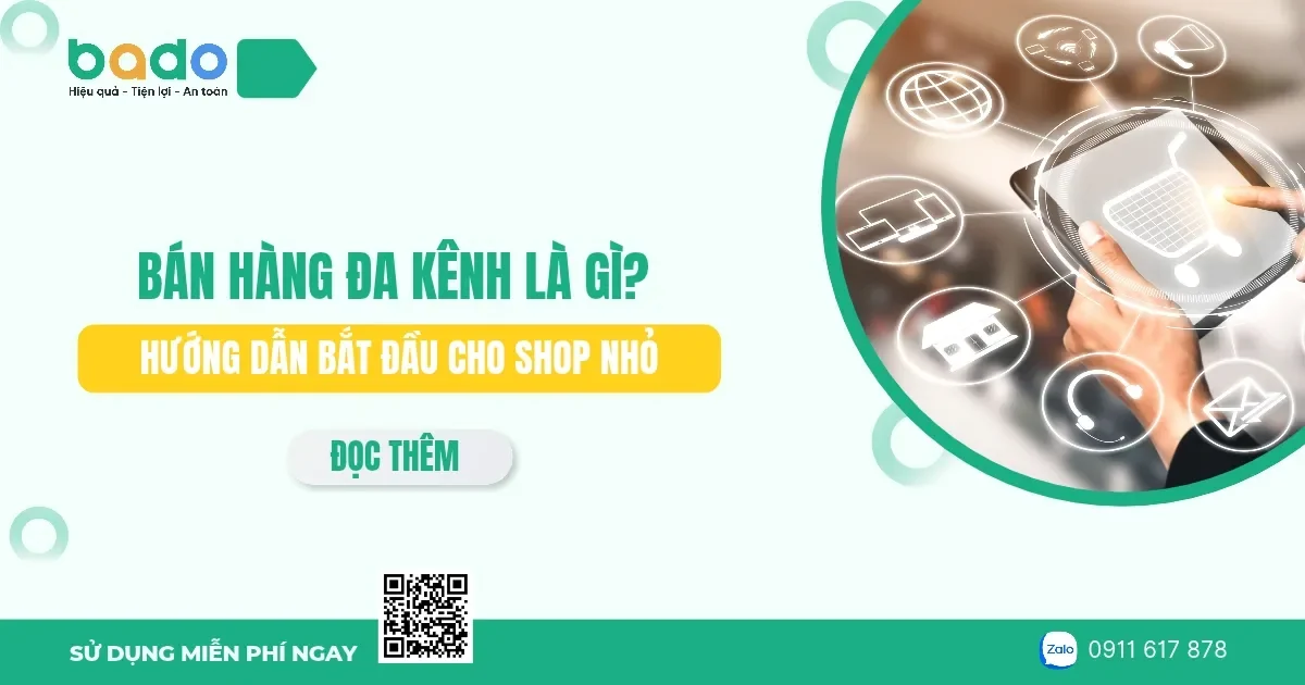 Bán hàng đa kênh là gì? Hướng dẫn bắt đầu cho shop nhỏ