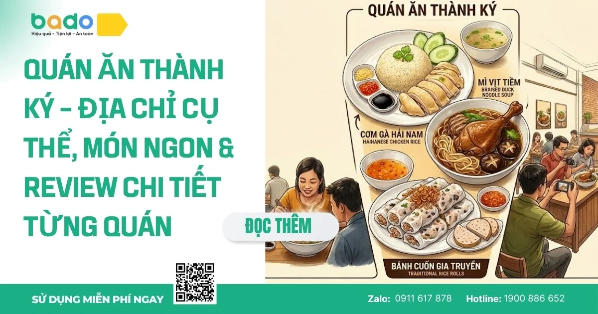 Quán ăn Thành Ký – Địa chỉ cụ thể
