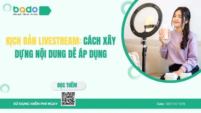 Kịch bản livestream: Cách xây dựng nội dung dễ áp dụng