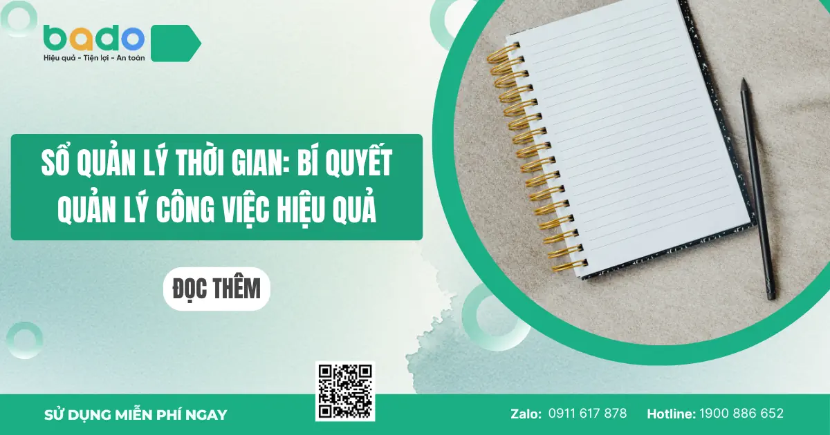 Sổ quản lý thời gian: Bí quyết quản lý công việc hiệu quả