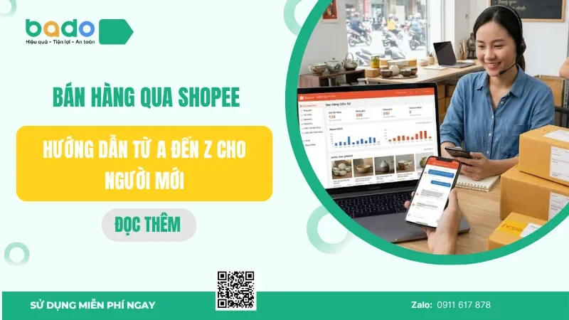 Bán hàng qua Shopee: hướng dẫn từ A đến Z cho người mới