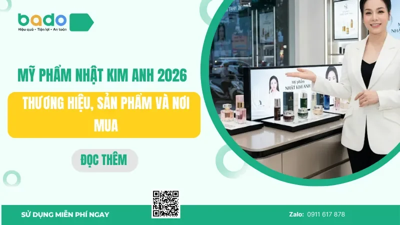 Mỹ phẩm Nhật Kim Anh 2026: Thương hiệu, sản phẩm và nơi mua