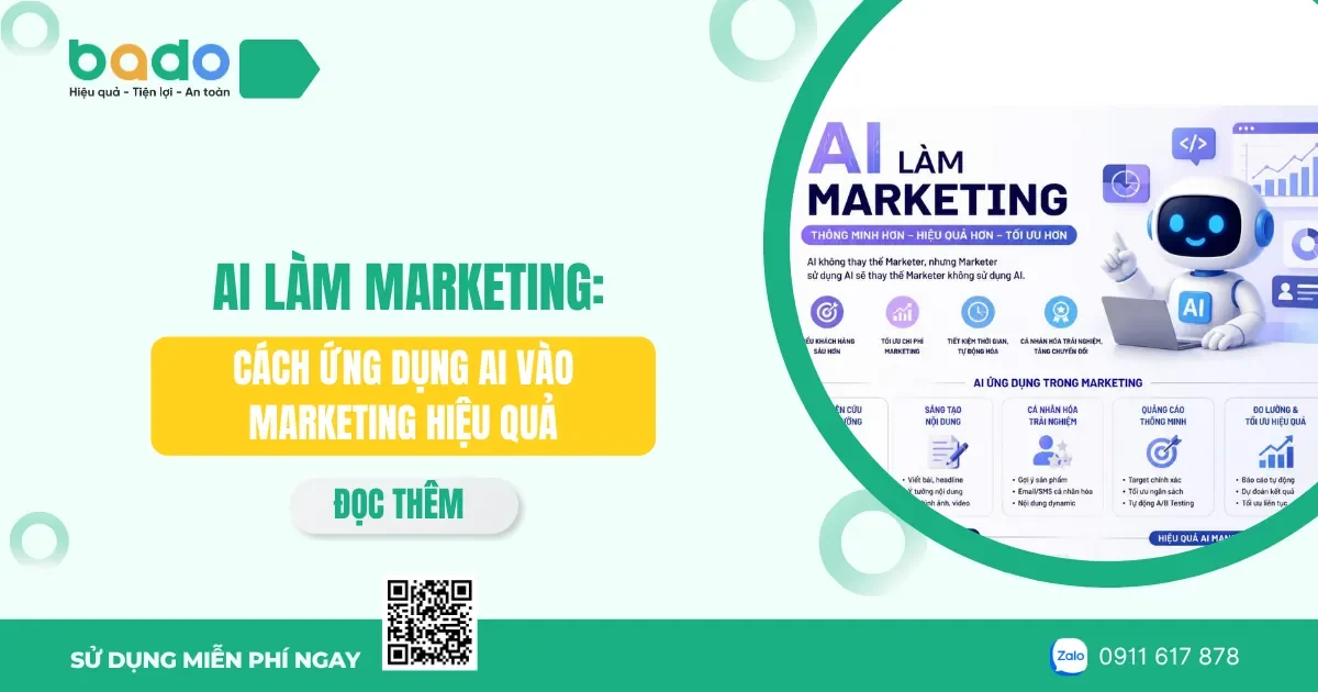  AI làm Marketing: Cách ứng dụng AI hiệu quả