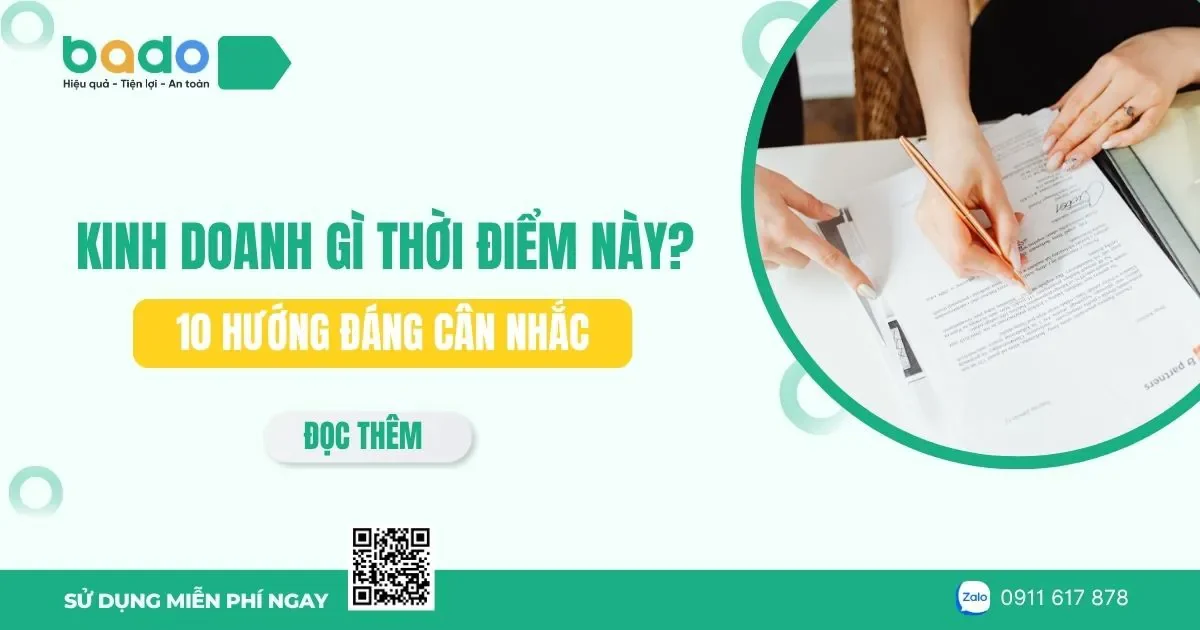 Kinh doanh gì thời điểm này? 10 hướng đáng cân nhắc