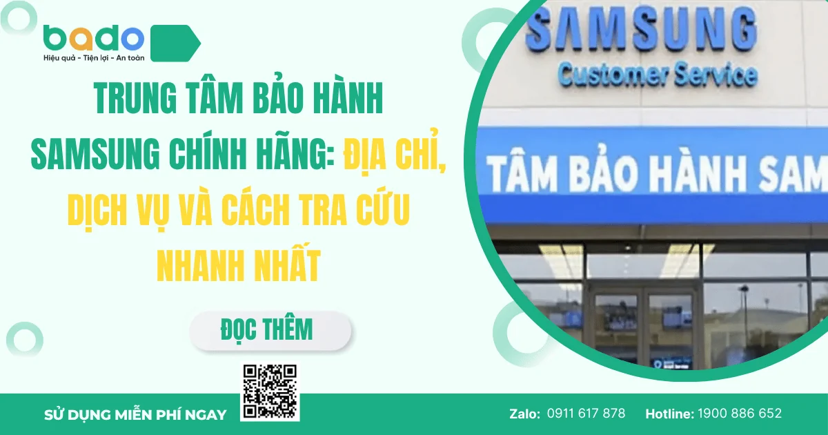 Trung Tâm Bảo Hành Samsung Chính Hãng: Địa Chỉ, Dịch Vụ