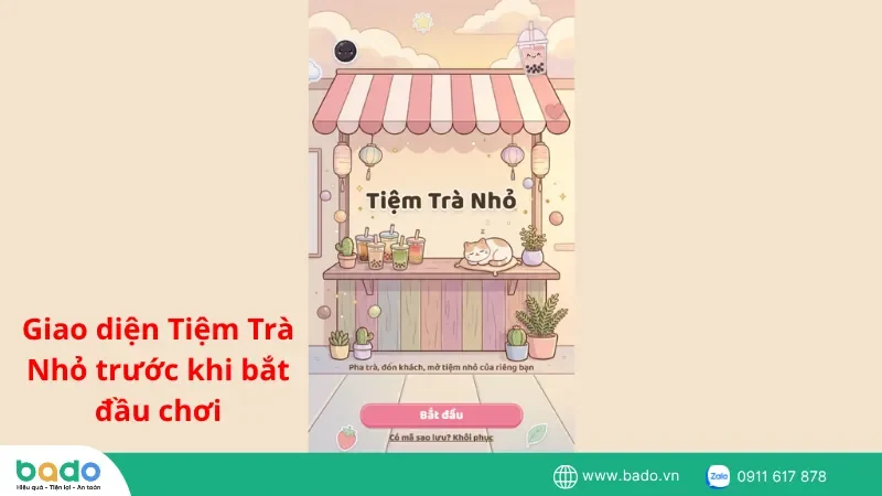 giao-dien-tiem-tra-nho-truoc-khi-bat-dau-choi