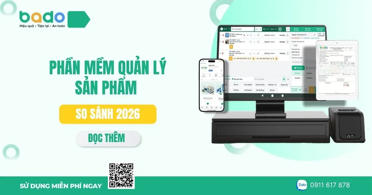 Phần Mềm Quản Lý Sản Phẩm Cho Cửa Hàng Bán Lẻ