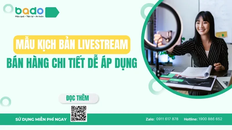  Mẫu kịch bản livestream bán hàng dễ áp dụng