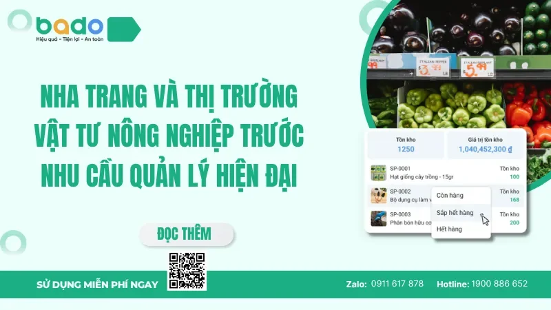 Nha Trang và thị trường vật tư nông nghiệp trước nhu cầu quản lý hiện đại