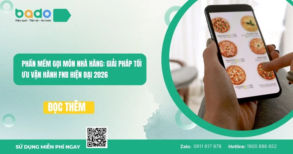 Phần mềm gọi món nhà hàng