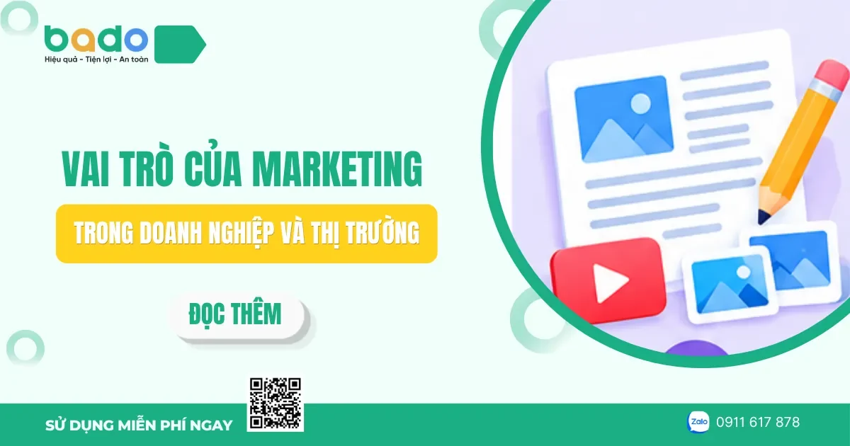 Vai trò của Marketing trong doanh nghiệp và thị trường 