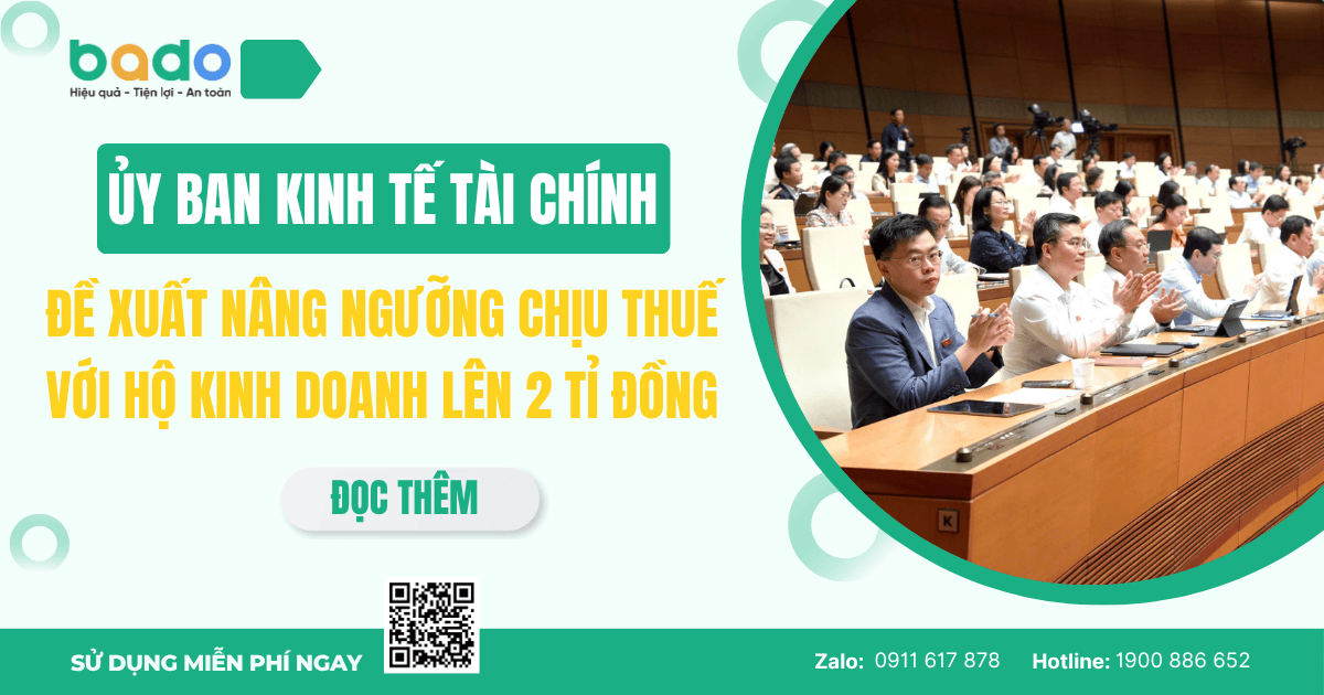 Đề xuất ngưỡng chịu thuế hộ kinh doanh 2 tỉ đồng 2026