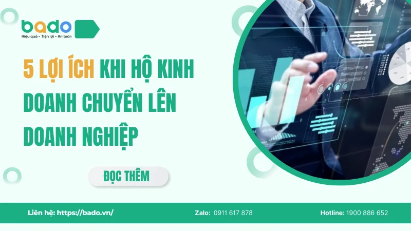 lợi ích khi hộ kinh doanh chuyển lên doanh nghiệp