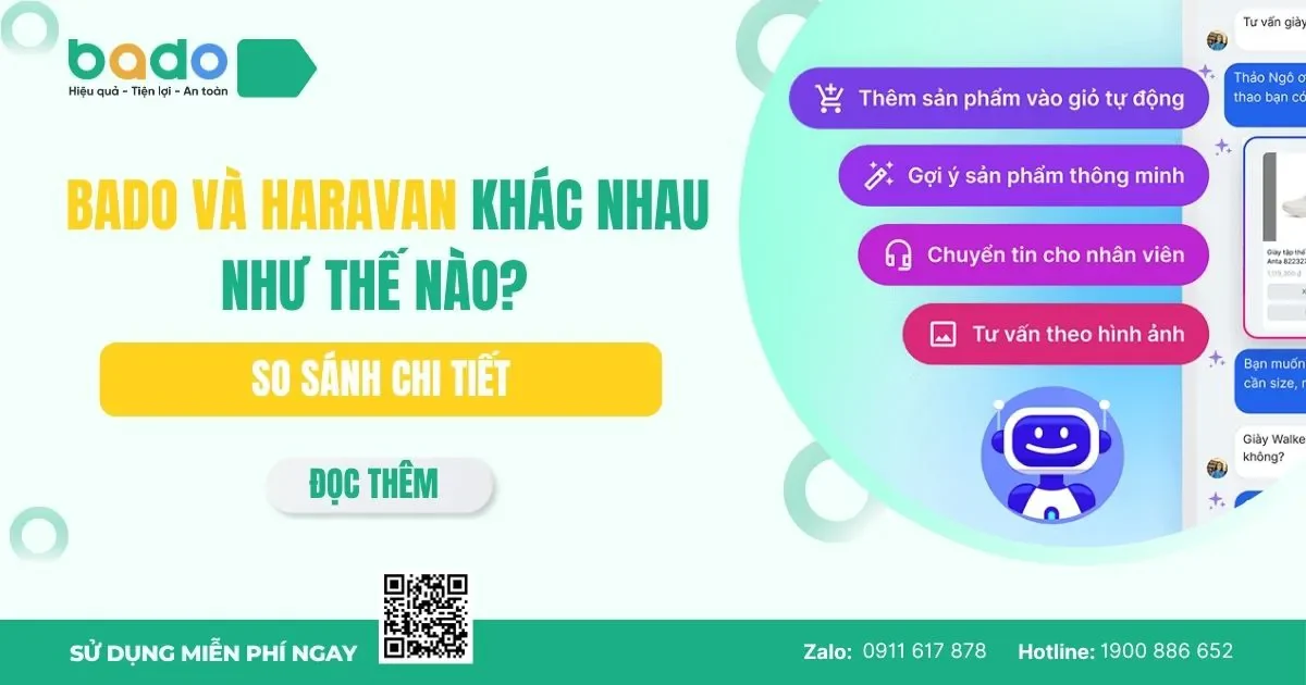 Bado và Haravan khác nhau như thế nào? So sánh chi tiết