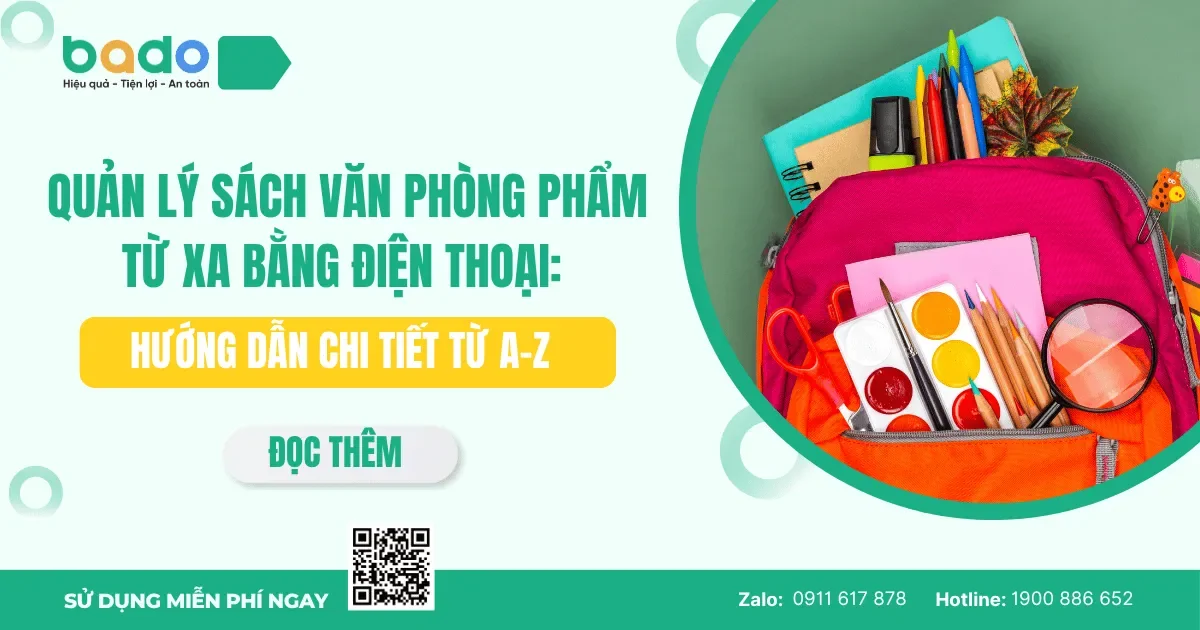 Quản Lý Sách Văn Phòng Phẩm Từ Xa Bằng Điện Thoại: Hướng Dẫn Chi Tiết Từ A-Z