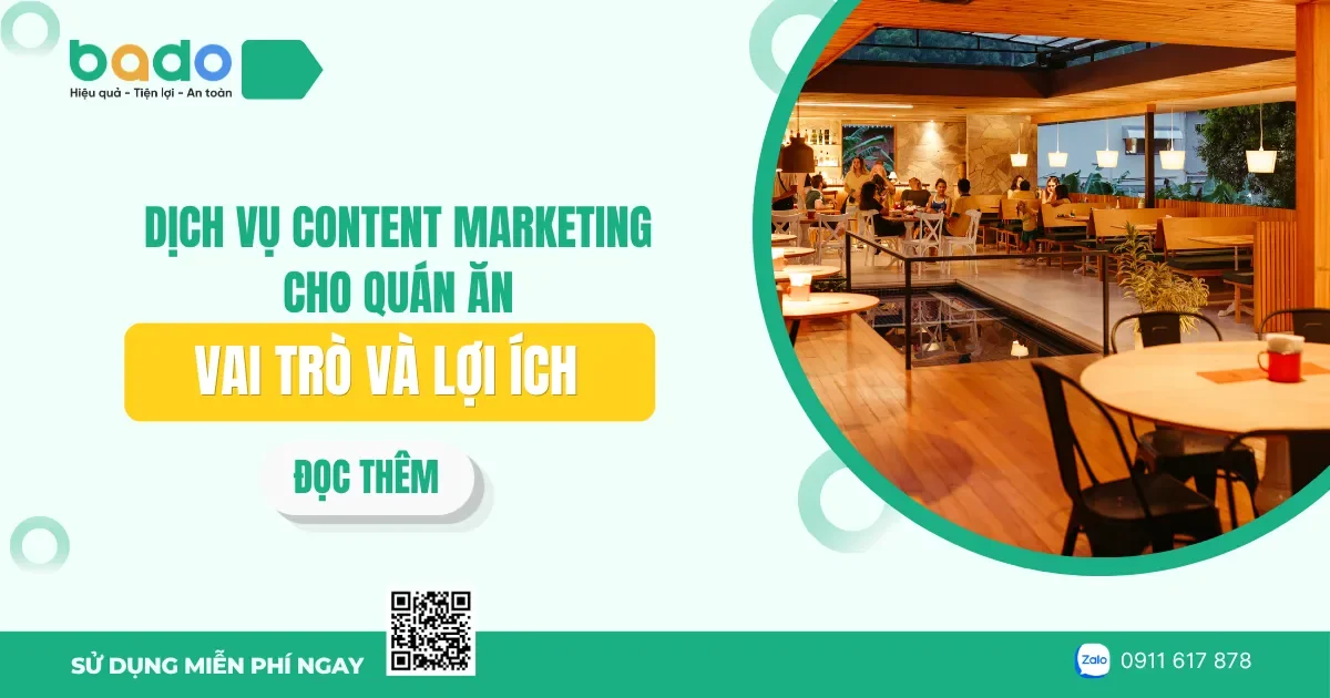 Dịch vụ Content Marketing cho quán ăn: Vai trò và lợi ích