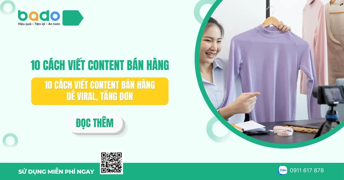 10 cách viết content bán hàng dễ viral, tăng đơn 