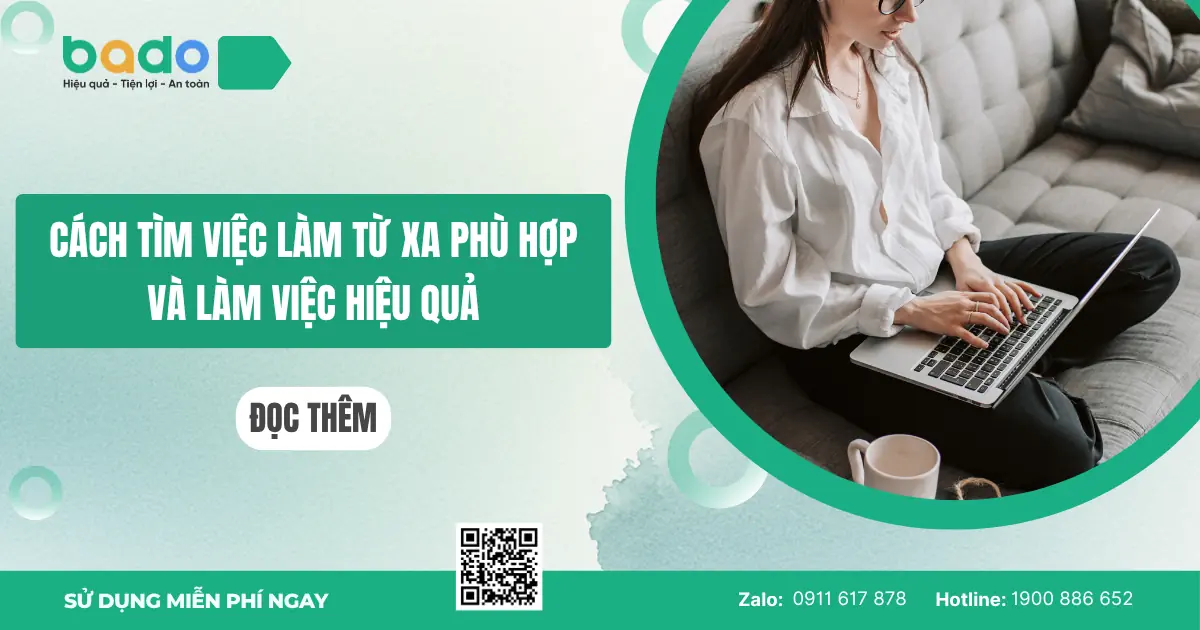 Cách tìm việc làm từ xa phù hợp và làm việc hiệu quả 
