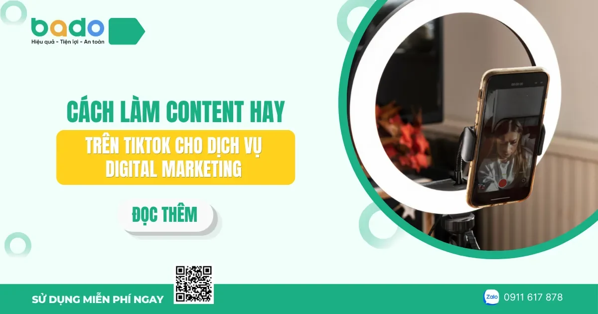 Content TikTok cho Digital Marketing hiệu quả